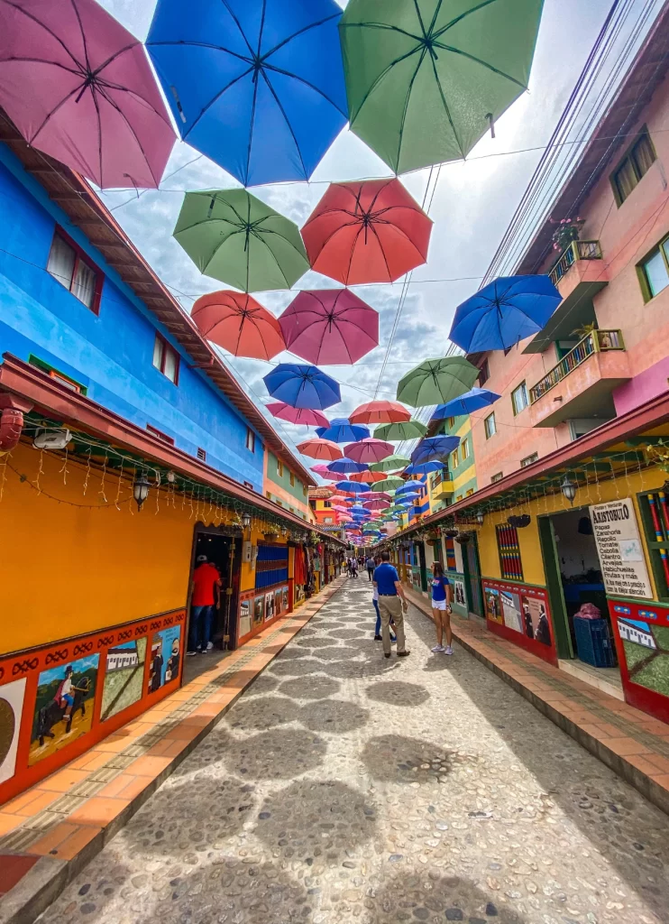 guatape town in colombia, south america