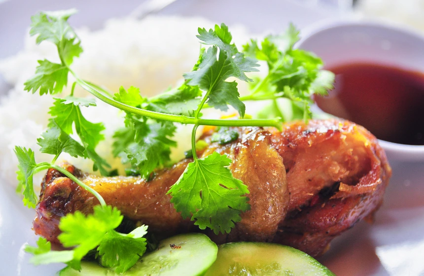 vietnamese-broken-rice-or-com-tam-with-fried-chicken-legs-pork-and-herbs