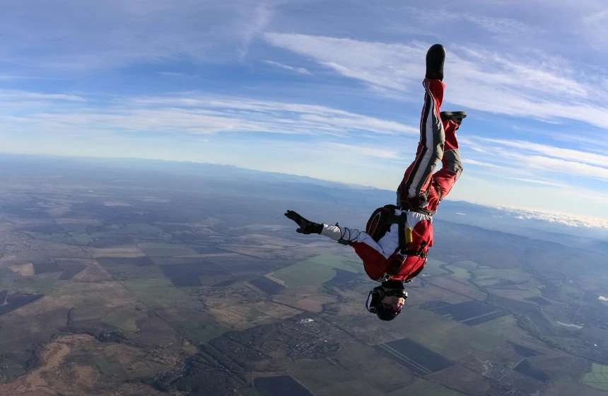 a-skydiver-fallling-from-sky-with-inclined-position