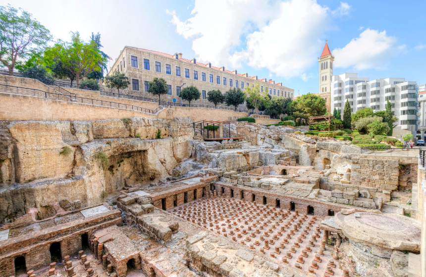 roman-baths-in-beirut-lebanon