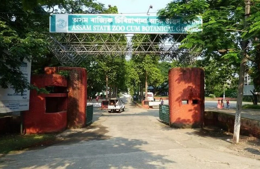 entrance gate of a botanical garden