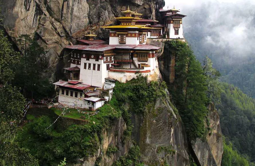 taktsang temple in hill top