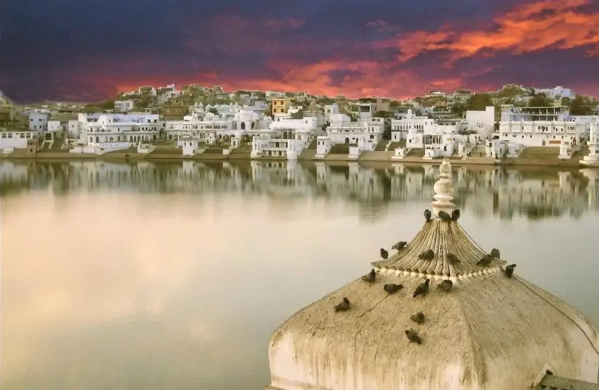 beautiful buildings near a river