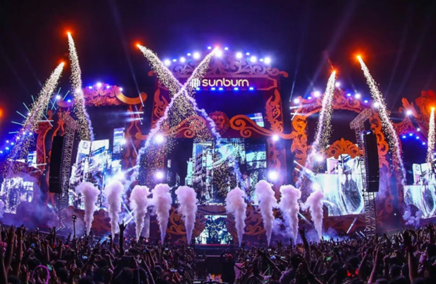 New year celebration in Goa with travel and holidays