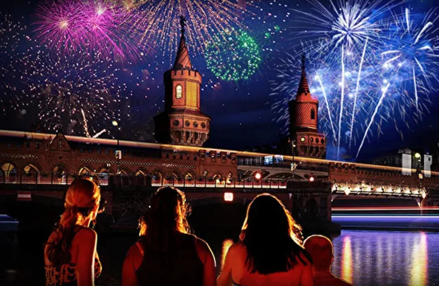 New year in Berlin, Germany