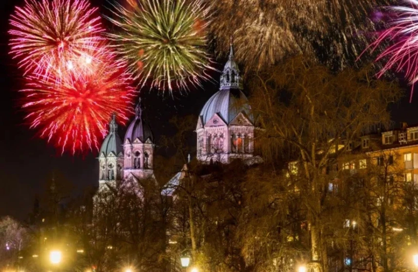 New year in Munich, Germany
