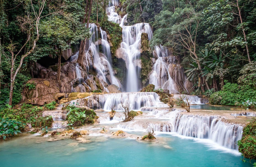Laos Kuang Si Waterfalls