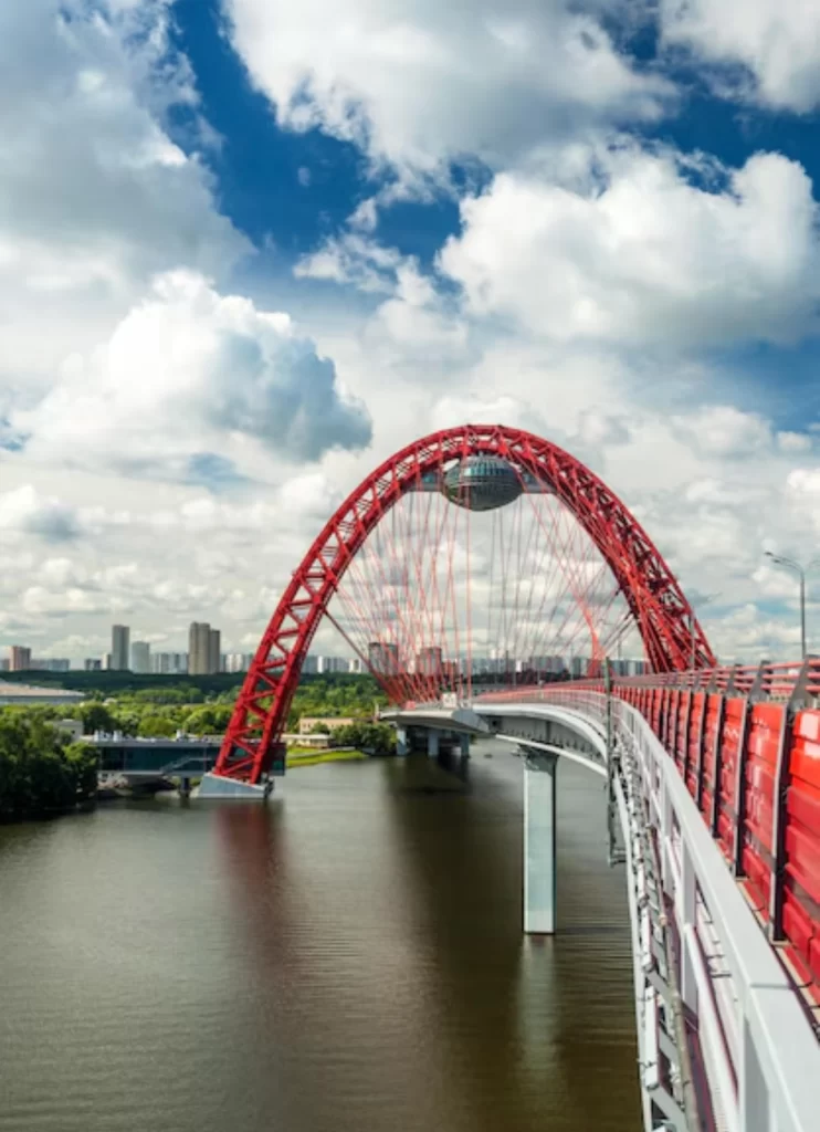 Moscow Zhivopisny bridge