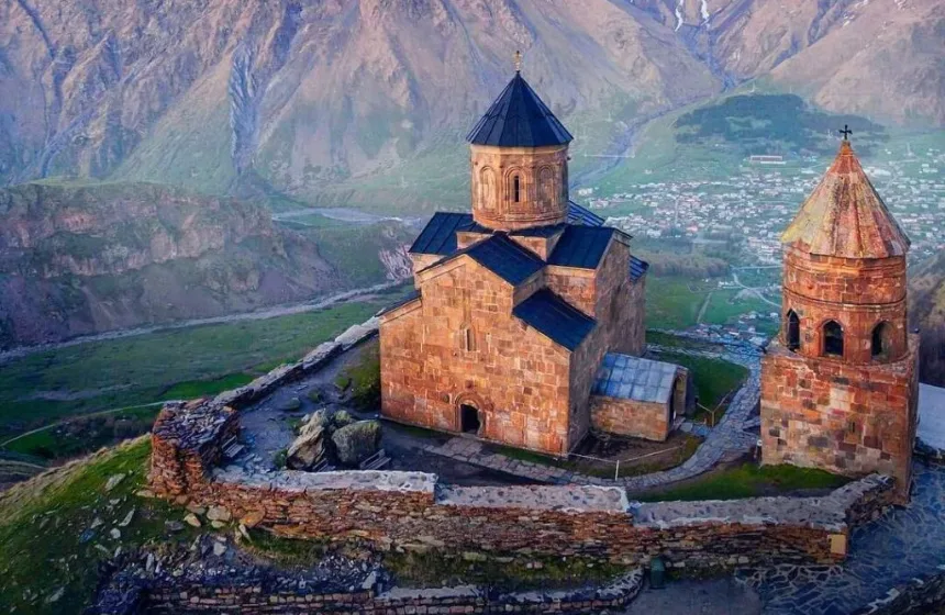 Visit Gergeti Trinity Church with unimoni Travel and Holidays